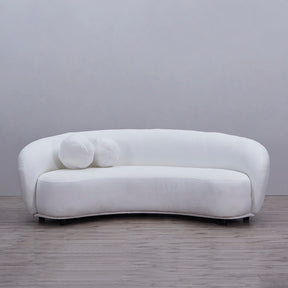Louis Ball Cushions - Pure White Boucle - BUBULAND HOME