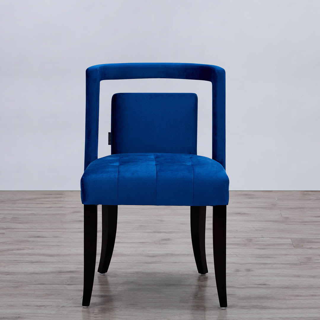 Valor Blue Velvet Dining Chair | Set of 2 - BUBULAND HOME