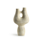 Circular Series Ceramic Vase - Ivory B - BUBULAND HOME