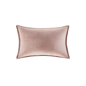 Velvet and Linen Double-Sided Cushions | Dusty Blue & Pink - BUBULAND HOME