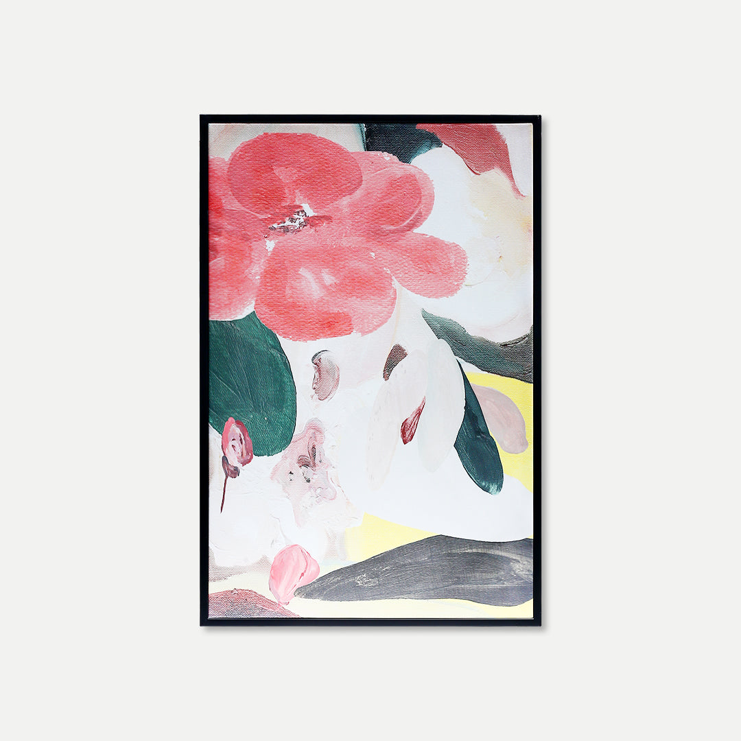 A Place Where All Things Bloom - Framed Print On Canvas | Style A - BUBULAND HOME