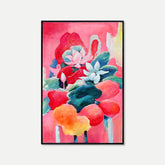Flower Oasis Series - Framed Original Oil Paint On Canvas | Style A - BUBULAND HOME