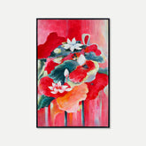 Flower Oasis Series - Framed Original Oil Paint On Canvas | Style B - BUBULAND HOME