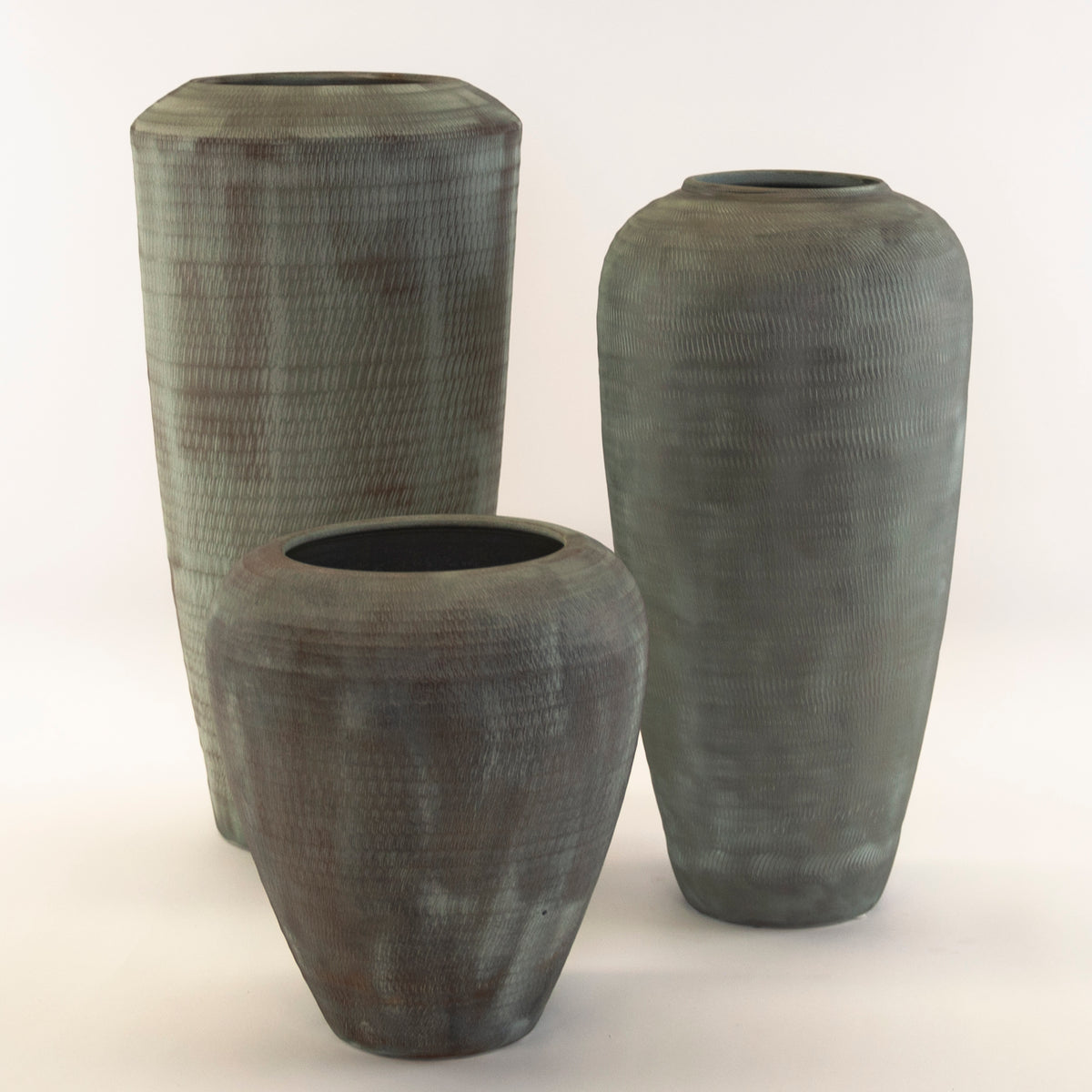 Etches Series Ceramic Vases and Pots - BUBULAND HOME