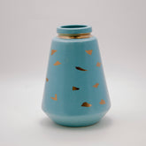 Blue Gold Irregular Vase - BUBULAND HOME