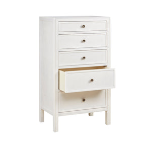 La Colombe Chest of 5 Drawers Tallboy - BUBULAND HOME