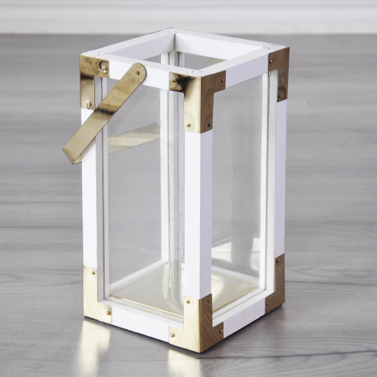 Bauhaus Box Lantern - White - BUBULAND HOME